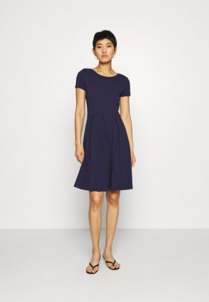 Dámské Šaty Anna Field Jersey Šaty Tmavě Blankyt | FXUE-17502