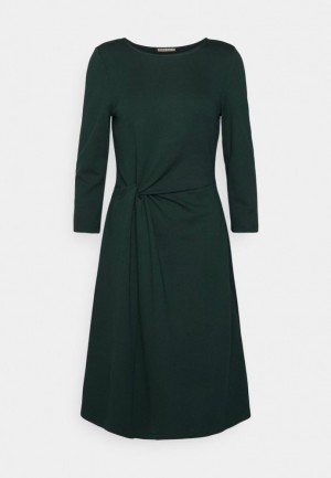 Dámské Šaty Anna Field Jersey Šaty Tmavě Zelene | CJDO-27458