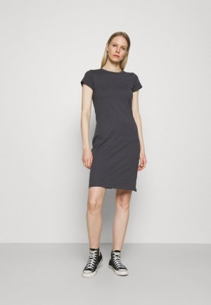 Dámské Šaty Anna Field Jersey Šaty Tmavě Šedé | FUPS-95481