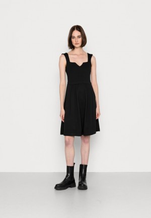 Dámské Šaty Anna Field Jersey Šaty Černé | DBIX-64198
