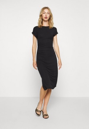 Dámské Šaty Anna Field Jersey Šaty Černé | ZUEG-51263