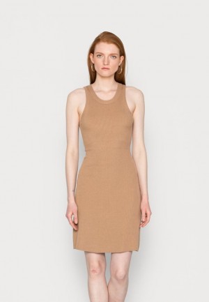 Dámské Šaty Anna Field Jumper Šaty Hnědé | PCKT-45632
