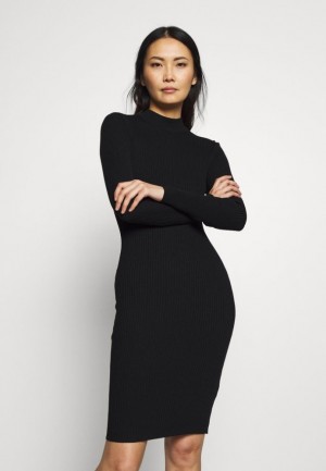 Dámské Šaty Anna Field Jumper Šaty Černé | TDRB-08754