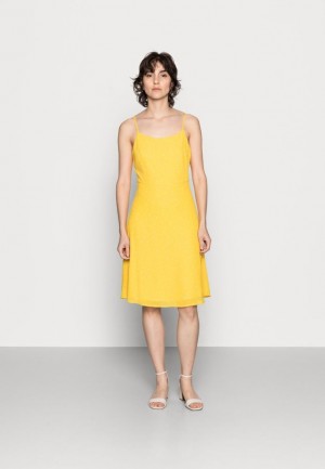 Dámské Šaty Anna Field Strappa Fit And Flare Day Šaty Žluté | TGXF-67032